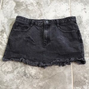 Free people denim skirt
